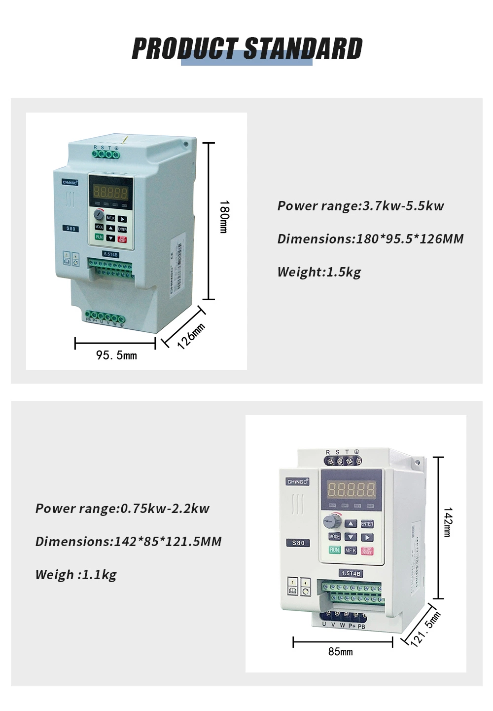S80 Type Economical and Cheap Price Frequency Inverter for Distributors